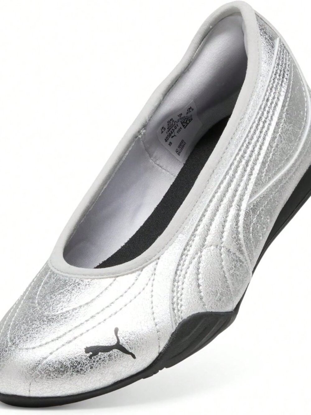 Puma Women's Catch Soleil Ballerina Flats - Silver - Picture 2 of 8